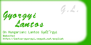 gyorgyi lantos business card